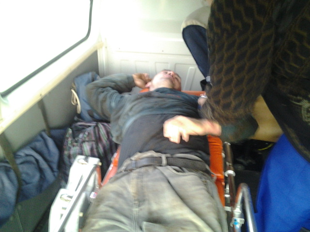 На АЗС произошел несчастный случай