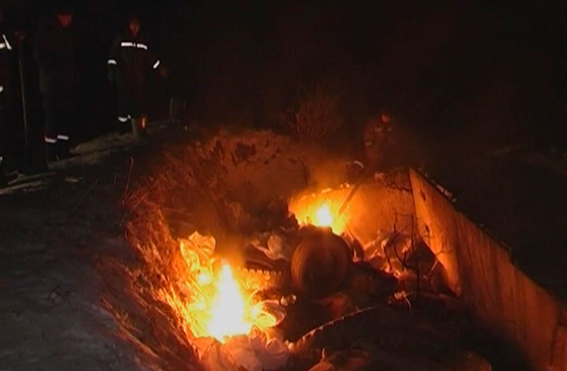 В селе Давыдо-Никольское Краснодонского района сожгли 127 свиней